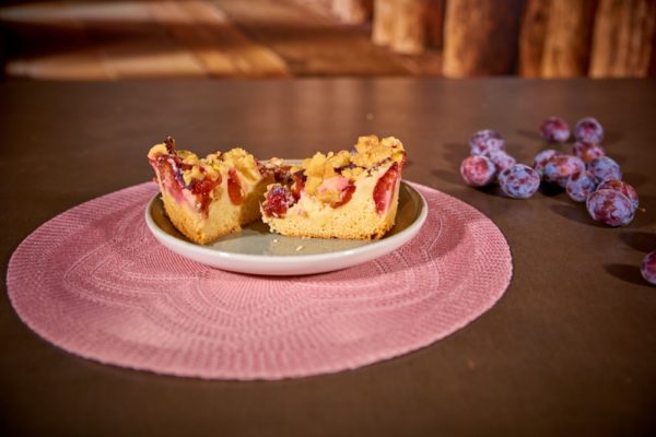 Zwetschgenkuchen mit Pudding